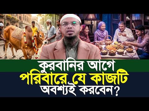 Things you must do with your family before Qurbani | Shaikh Ahmadullah | Waz2026