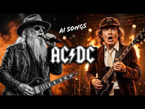 AC/DC, Led Zeppelin & Guns N' Roses – Explosive Hard Rock with Thunderous Guitar Riffs | AI Mix
