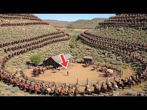 He Gave Water to a Giant Apache Woman, Next Morning, 300 Warriors Surrounded His Ranch