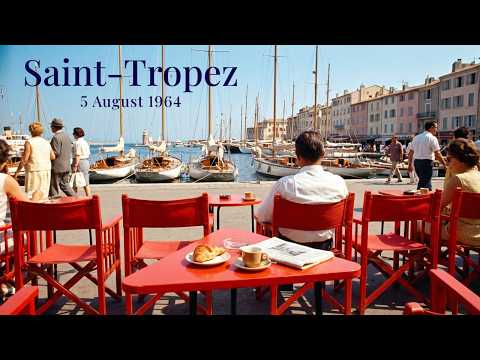 Morning in Saint-Tropez 1964 ☕️ Authentic Riviera & Vintage Summer Jazz