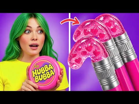🎒GENIUS SCHOOL HACKS with Crafty Parents! ✂📚 Easy Paper & Cardboard DIY Ideas by 123 GO!