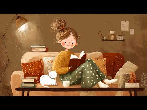 Slow Weekend Jazz ☕ Cozy Reading Cafe Ambience for Relax, Study & Peaceful Moments