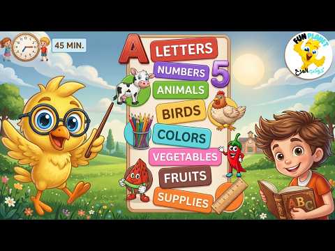 Learn English for Kids👶: Letters, Numbers, Animals, Colors and More! | Learn English for Kids.