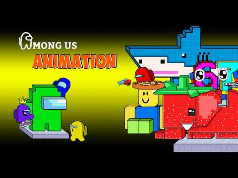 [어몽어스 Among Us]  Escape Tsunami For Brainrot Roblox - AMONG US FUNNY ANIMATION