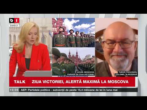 ZELE  a băgat SPAIMA în RUȘI de Ziua Victoriei. Tudor PĂCURARIU, colonel (R)  _Știri B1 TV