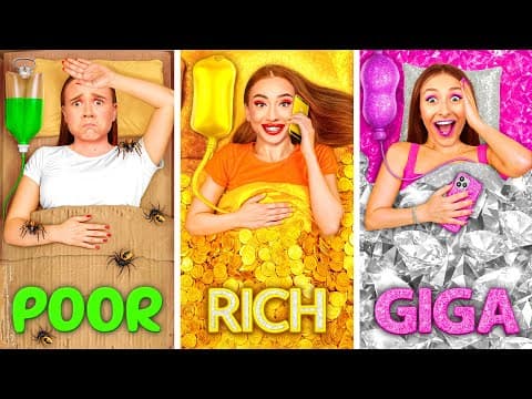 Poor vs Rich vs Giga Rich in The Hospital