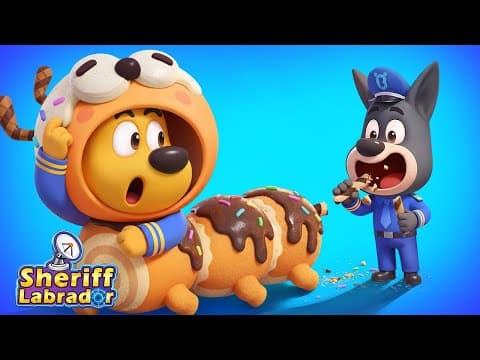 The Baking Art Museum | Safety Rules for Kids | Preschool Cartoon | Sheriff Labrador