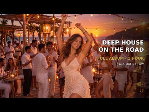 Deep House on the Road — Full Album (1 Hour) | Black Moon Glow | Sunset Deep House Mix