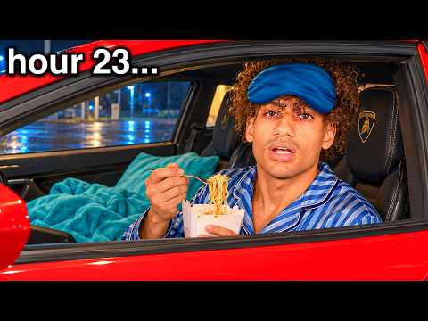 I LIVED In My LAMBORGHINI For 24 HOURS!!
