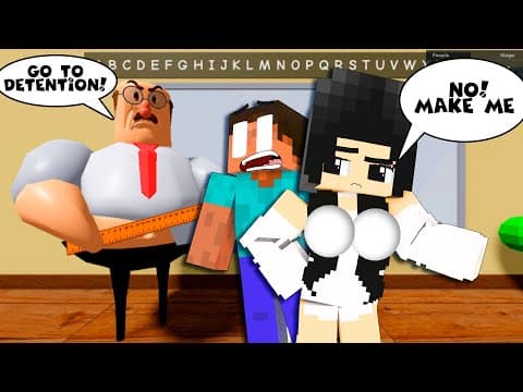 Escape From Mr Pickles Detention ( Scary Obby ) -  Roblox Animation