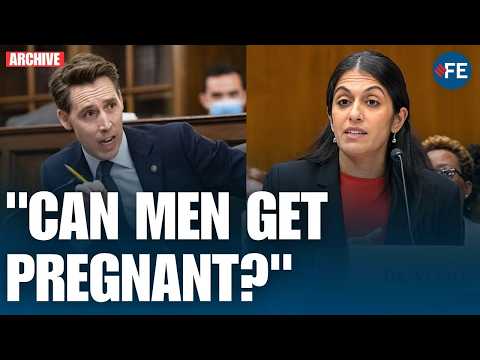 “CAN MEN GET PREGNANT?” Hawley Grills Doctor in Explosive Senate Showdown | WORLD NEWS | US NEWS